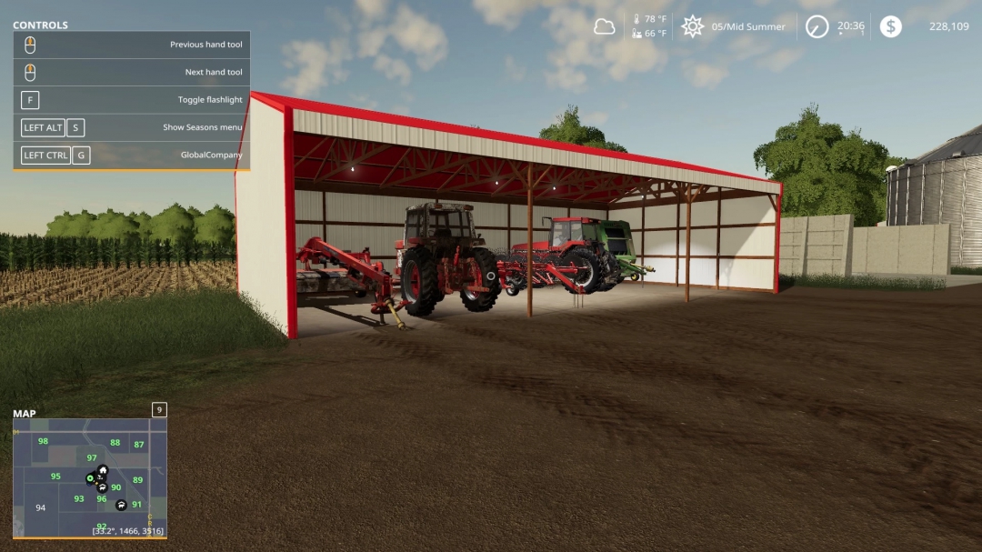 Open Face Shed v1.0.0.0