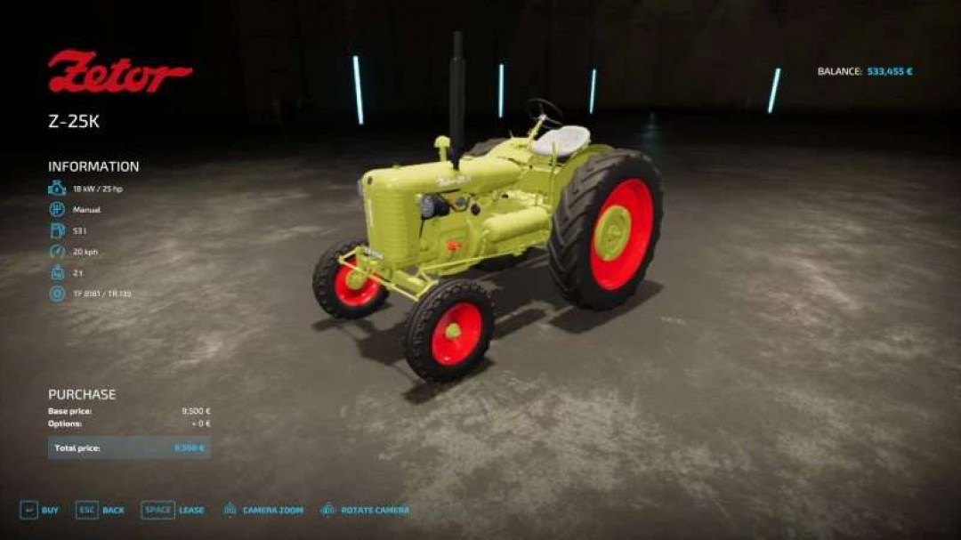 ZETOR 25K v1.0 FS22