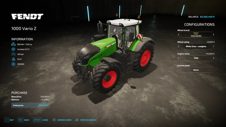 Image: FENDT Vario 1000 TURBO V1.0.0.0 0