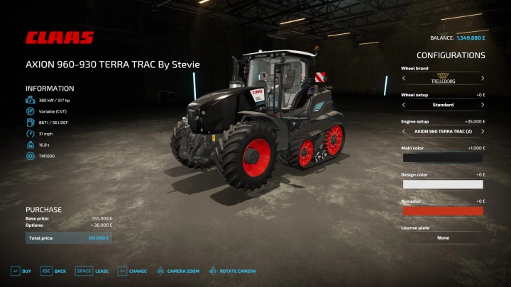 Image: FS22 Claas Axion 960TT By Stevie 3