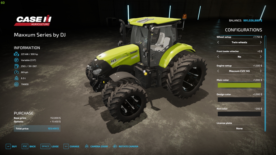 CaseIH Maxxum145CVX by DJ Modding