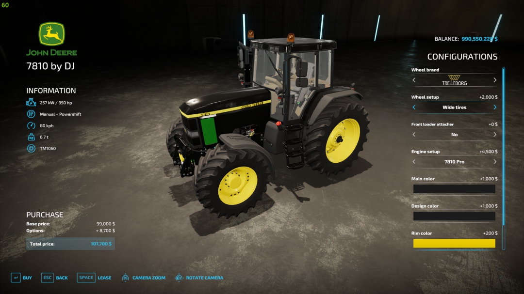 John Deere 7810 by DJ Modding