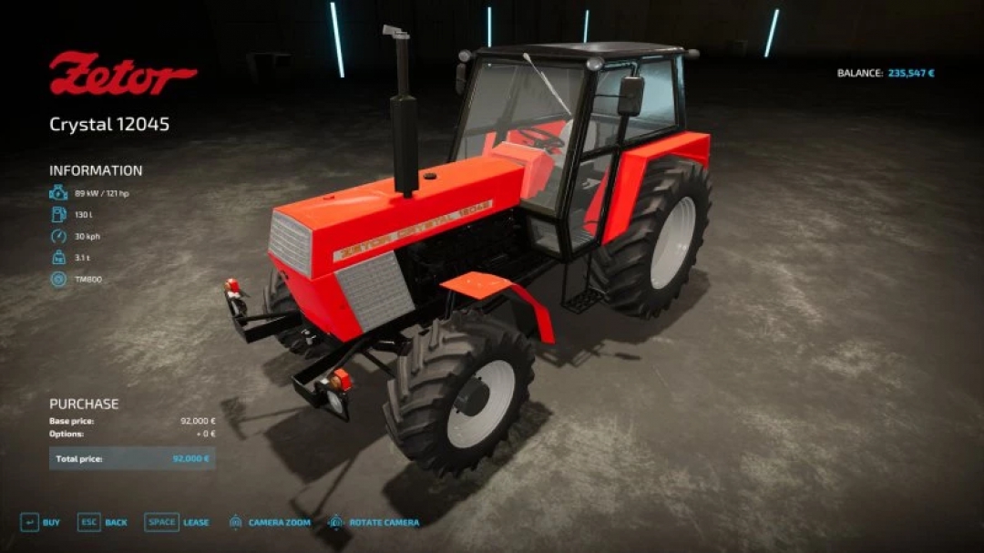 ZETOR CRYSTAL 12045 v1.0.0.0