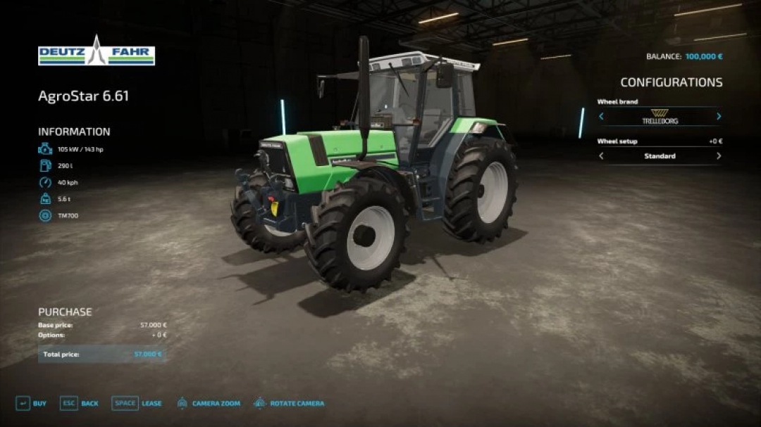 DEUTZ FAHR AGROSTAR 6.61 v1.0.0.0