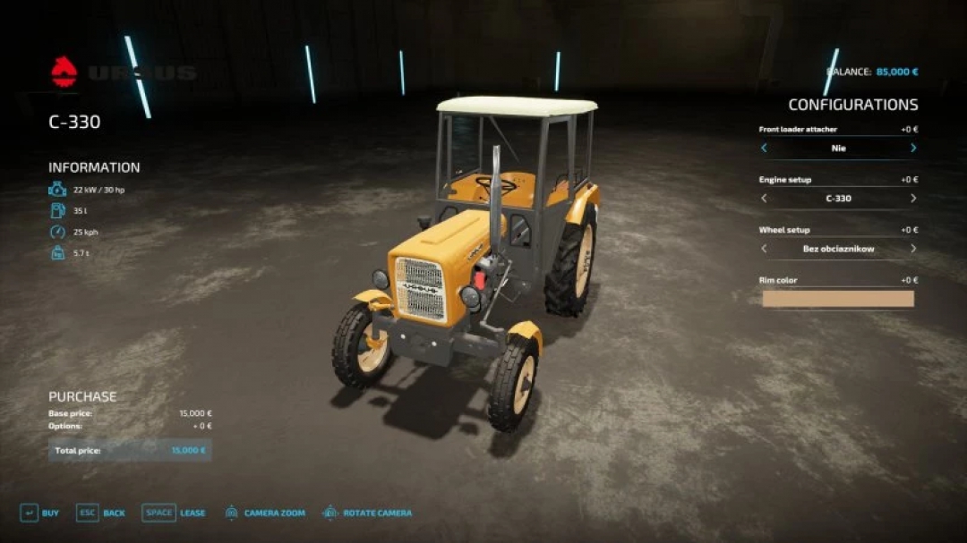 FS22 URSUS C 330 v1.0.0.0