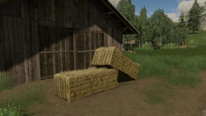 Image: FS22 Bale Straw prefab v1.0.0.0