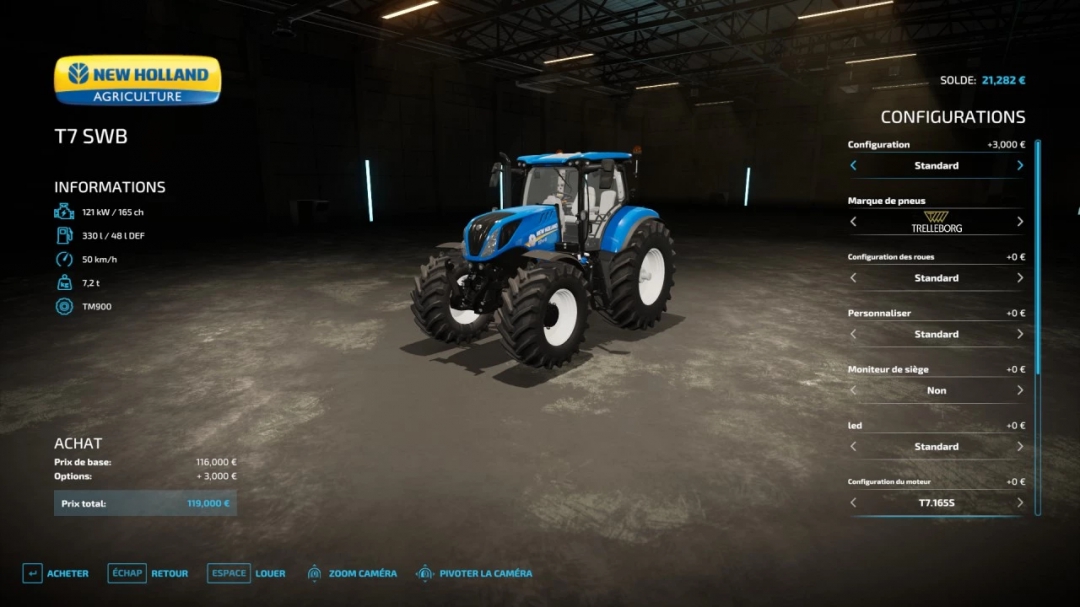 New Holland T7 SWB V1.0.0.0