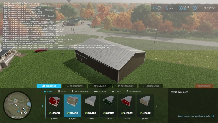 Image: FS22 Placeable CBJ Sheds v1.0.0.0 1