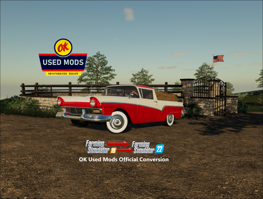 1957 Ford Ranchero - FS22 - Official OK Used Mods Conversion