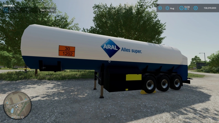 fs22-mods,  Diesel Semitrailer ARAL v1.0.0.0