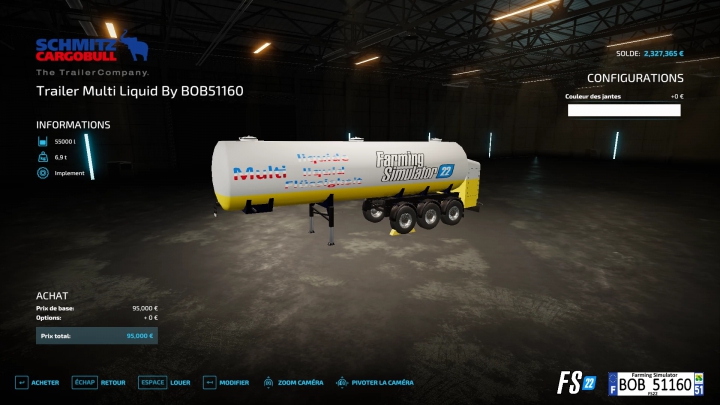 Image: FS22 Trailer Multi Liquid By BOB51160 v1.0.0.0 2