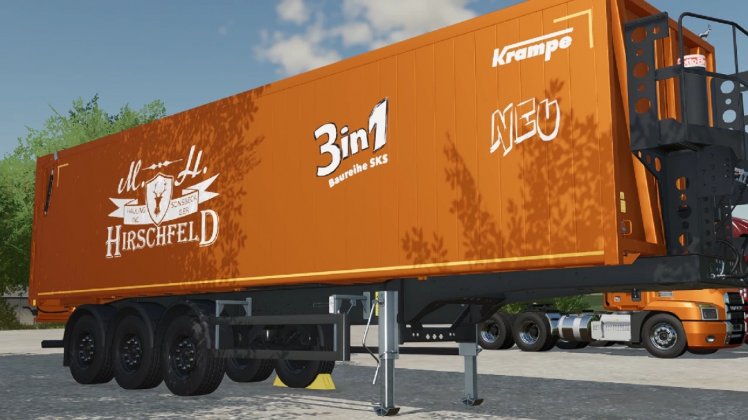 Krampe SKS 30 - 3in1 trailer - Hirschfeld Hauling v1.0.0.1