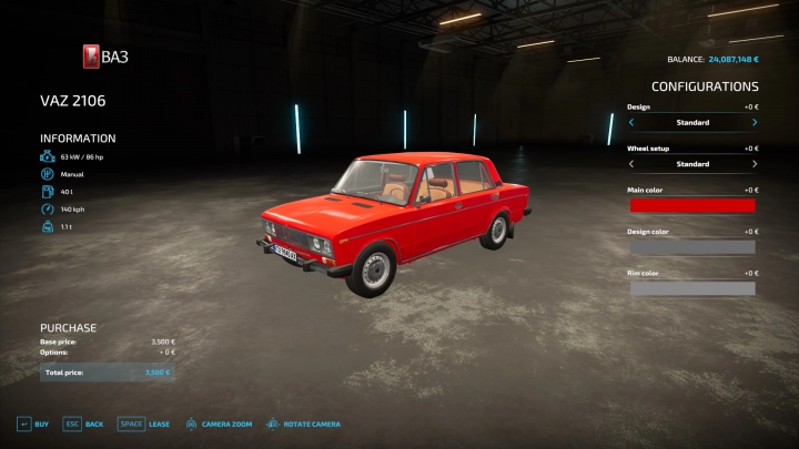 fs22-mods,  VAZ 2106 / LADA 1600 V1.0