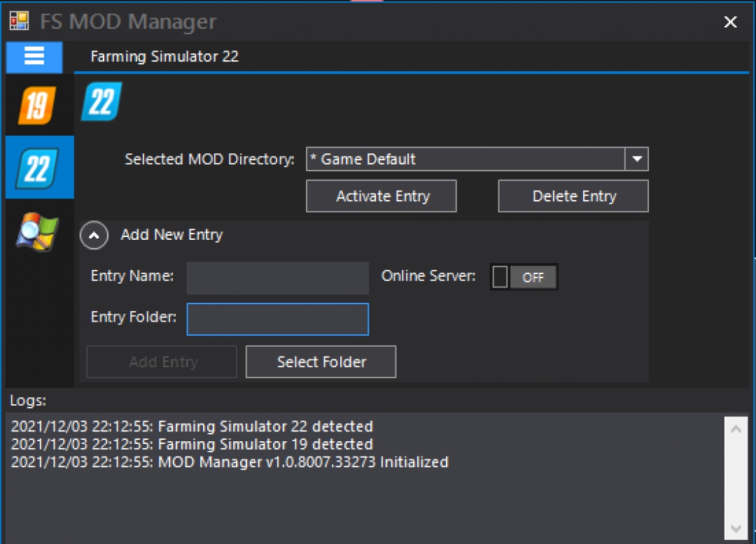 FS MOD Manager