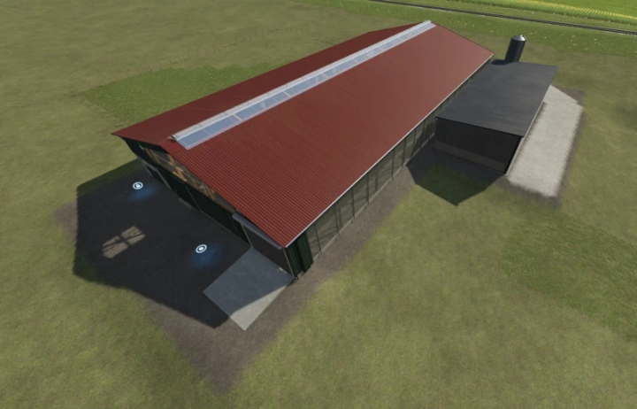 Image: Big Cowbarn with 500 Cows + Feeding Robot v1.0.0.0