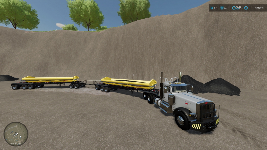 Demco Side Dump Road Train Edition