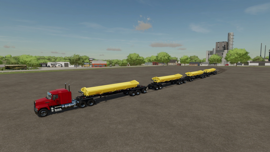 Demco Side Dump Road Train Edition