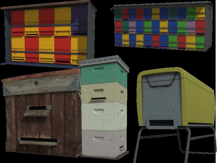 fs22-mods,  Bee Hive Pack Extended v1.0