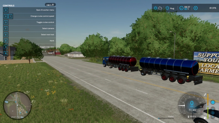 fs22-mods,  FS22 MKS 32 Bulk With Hitch v1.3