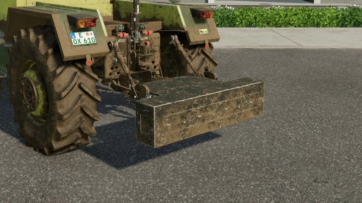 fs22-mods, Selfmade 750kg rear weight v1.0.0.0