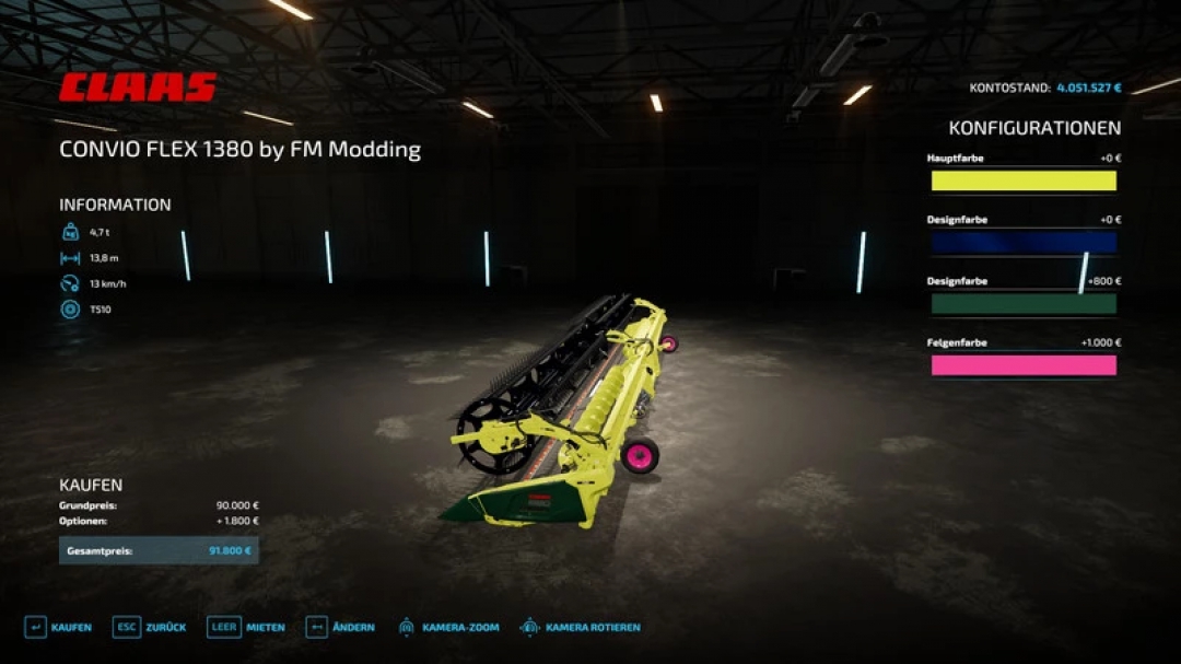 Claas Convio Flex 1380 v1.0.0.0