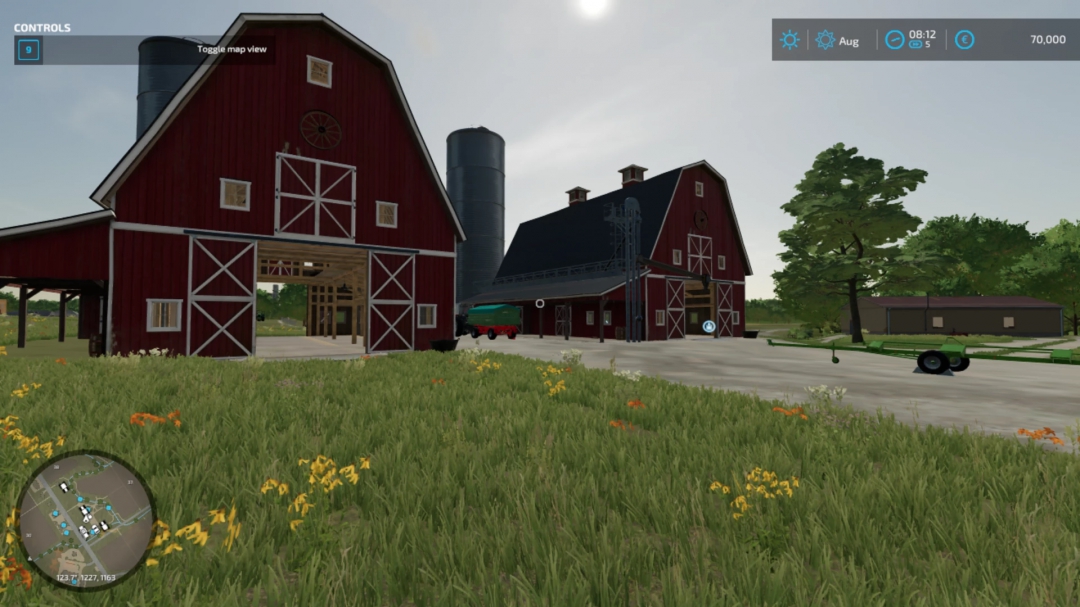 Traditional Farm Barn Hay Silo v1.0