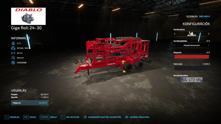 fs22-mods,  Diablo GigaRoll 24-30 v1.0.0.0