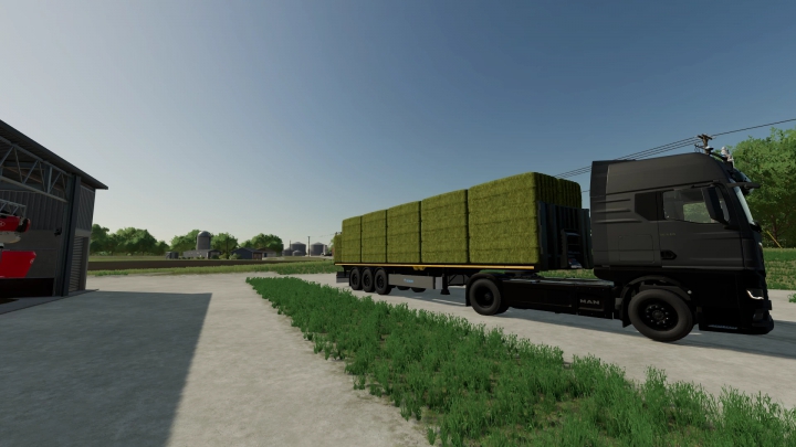 Image: Krone Flatbed Trailer with autoload v1.0.0.0 1