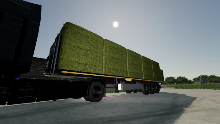 Image: Krone Flatbed Trailer with autoload v1.0.0.0 0