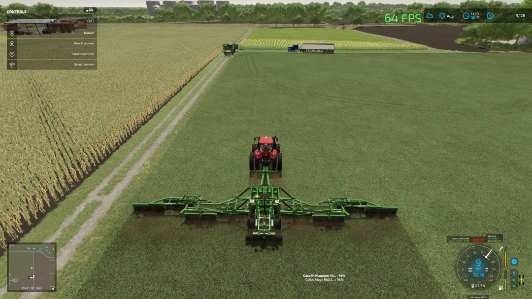 Roller Pack (Field, Grass, and Mulcher)