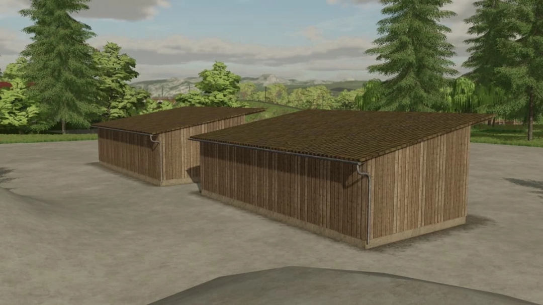 Double door wooden shed v1.0.0.0