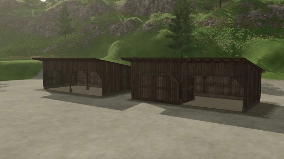 Double door wooden shed v1.0.0.0