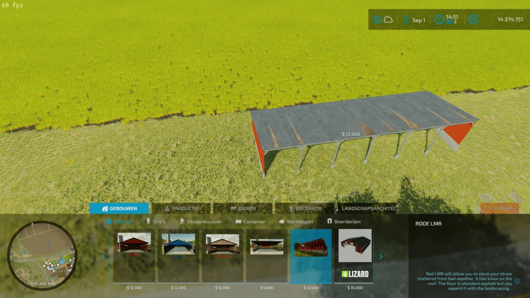 Shed for small tractors and equipment v1.0