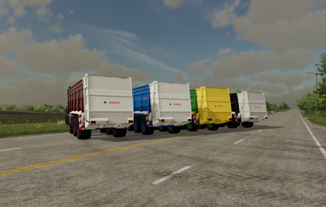 FS22 Diablo Tridem 100 Trailer and ManureSprayer