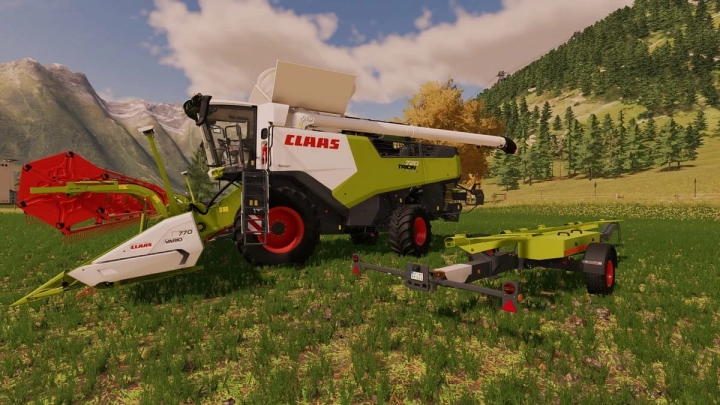 Image: Claas Trion 720-750 with Terratrack Configuration v1.0.0.0 0