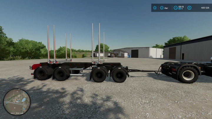 Image: FS22 LogTrailer v1.0.0.0