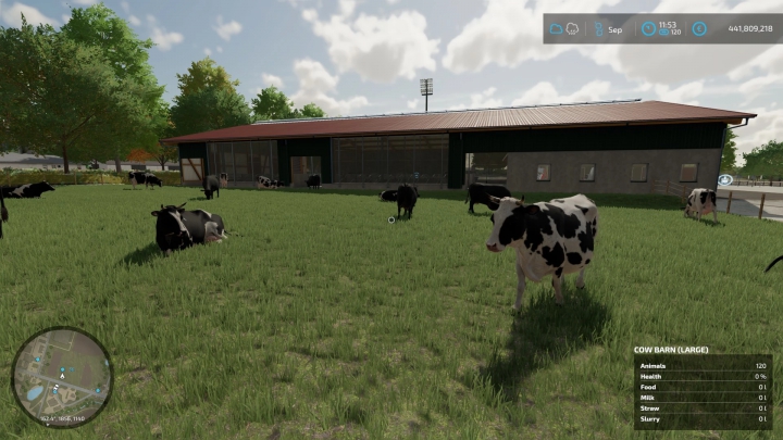 Image: Large cowshed with bale acceptance and 500 animals v1.2.0.0