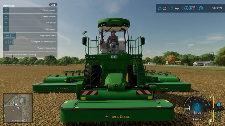 Image: John Deere Big M 450 Mower with PTO v1.1 0