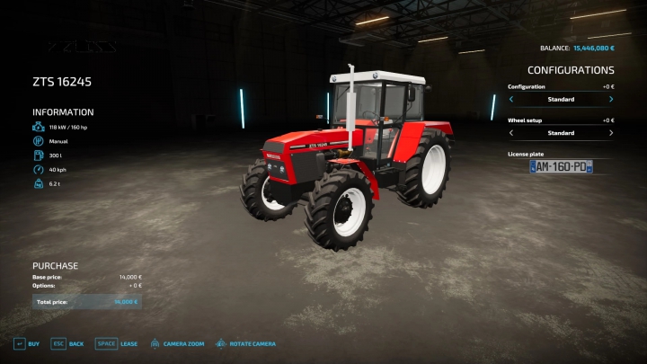 Image: ZTS/ZETOR 16245 v1.0.0.0 3