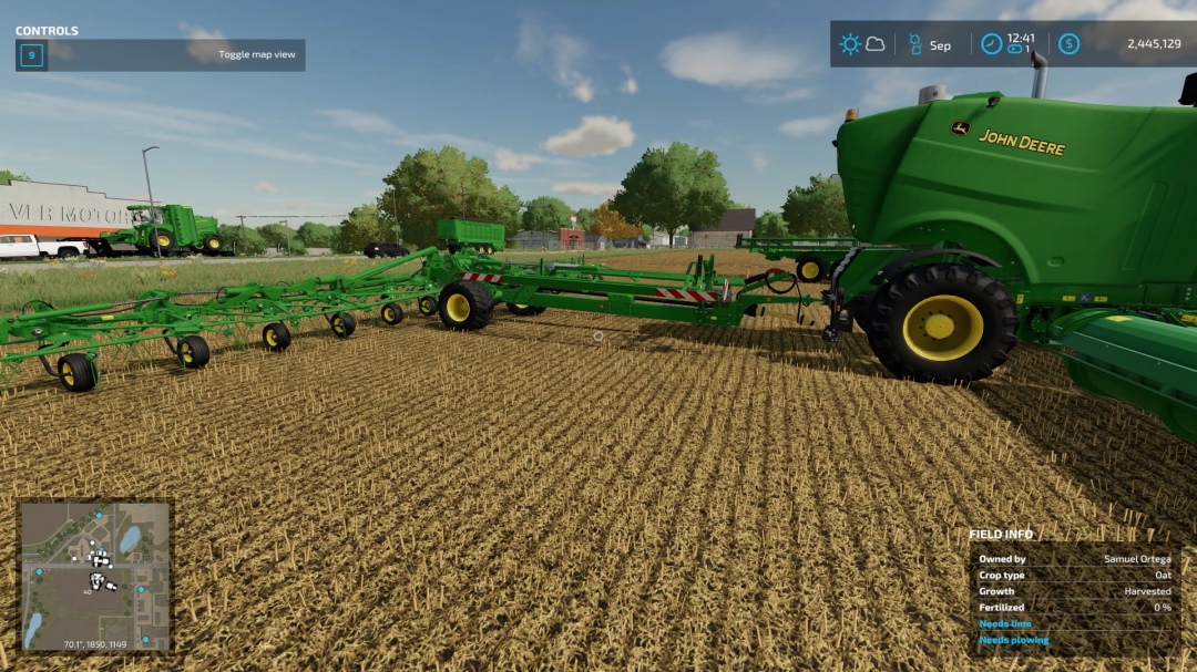 John Deere Big M 450 Mower with PTO v1.1