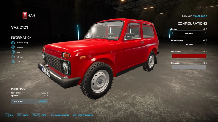 Image: VAZ 2121 / LADA NIVA 1600 v1.0.0.0 1