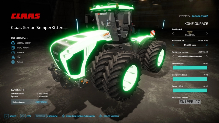 Image: Claas XERION 4000-5000 by SniperKittenCZ v1.2.0.1 3