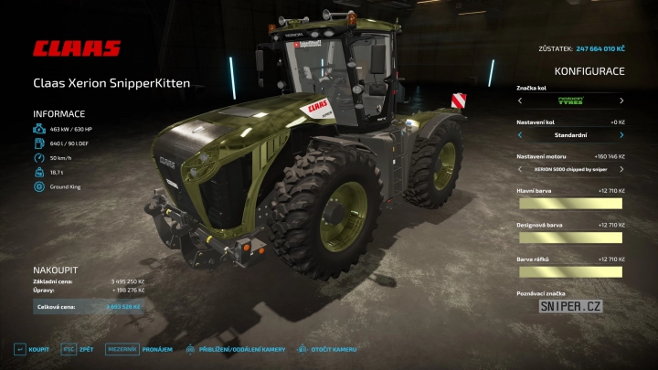 Image: Claas XERION 4000-5000 by SniperKittenCZ v1.2.0.1 6