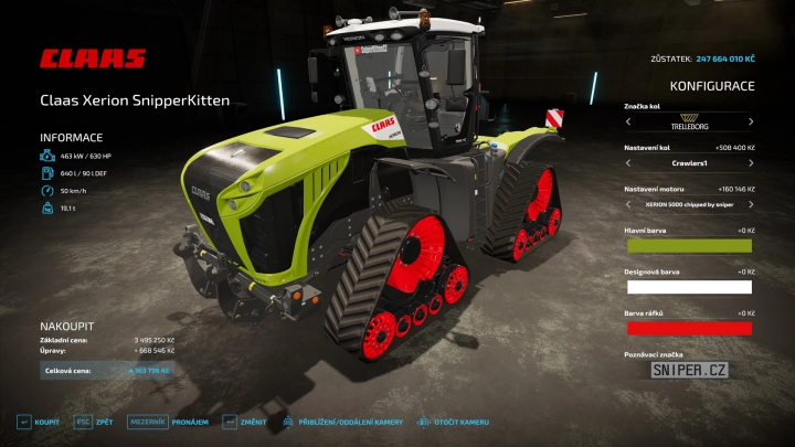 Image: Claas XERION 4000-5000 by SniperKittenCZ v1.2.0.1 7