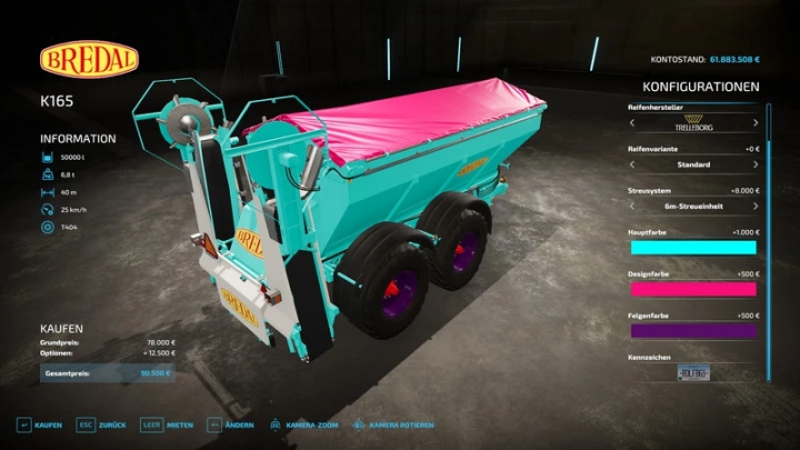 Image: Bredal K165 fertilizer and lime spreader v1.0.0.0 2