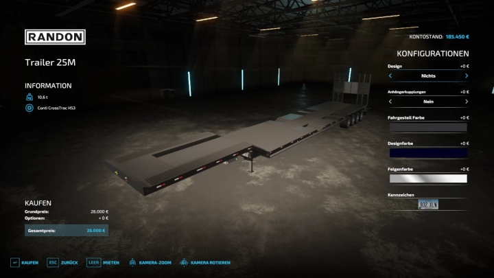 Image: FS22 Transport Trailer 25M v1.0.0.0 2