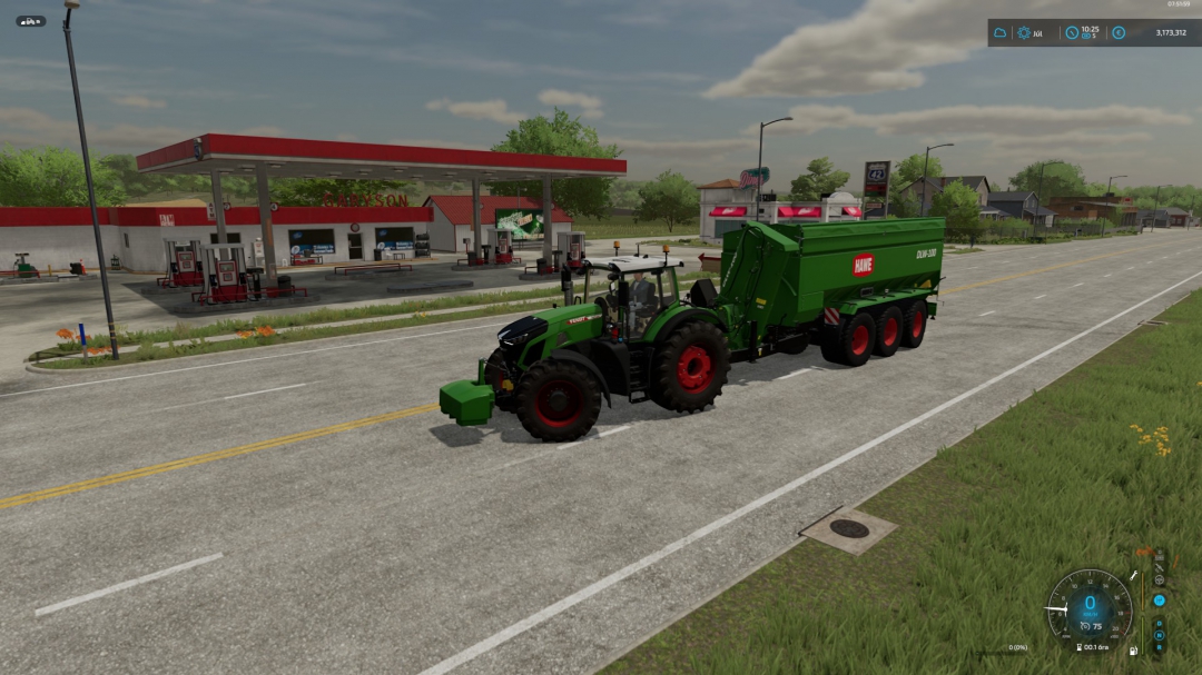 FS22 Hawe DLW-100 LoaderWagon