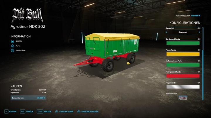 Image: Agroliner HDK 302 and TDK 302 v1.0.0.0 2