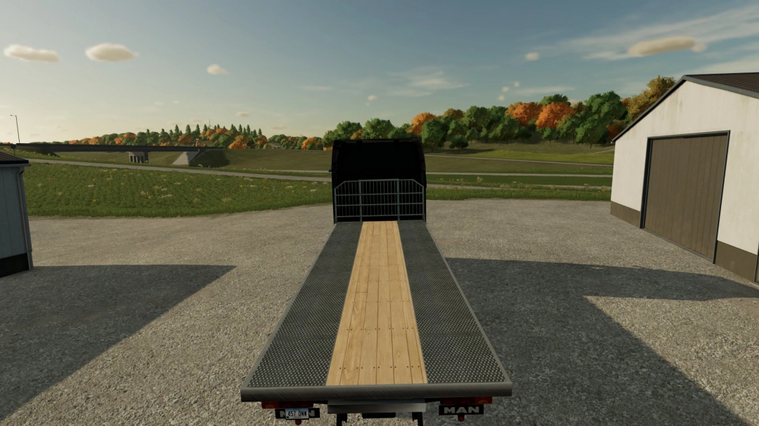 Flatbed Autoload (updated) for MAN TGX2020 Addon pack V 1.0.0.1