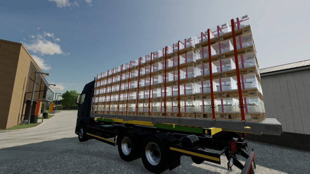 Flatbed autoload for the MAN TGX 2020 Addon pack v1.0.0.0